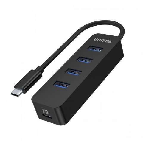 Unitek HUB USB-C 4x USB-A 3.1 aktywny hub o dużej wydajności