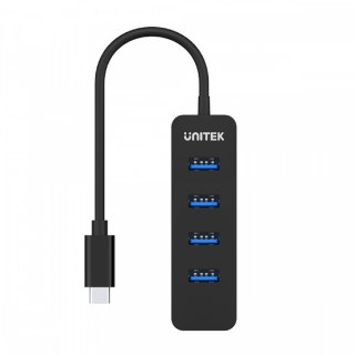 Unitek HUB USB-C 4x USB-A 3.1 aktywny hub o dużej wydajności