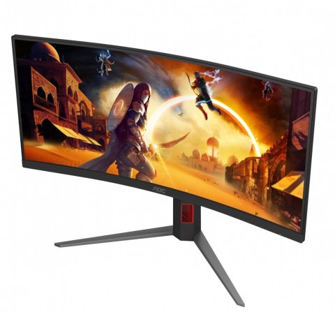 Monitor AOC CU34G4 34 cale 180Hz Curved VA z HDMI i regulacją wysokości