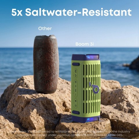 Głośnik Anker Soundcore Boom 3i zielony mobilny z podwójnym basem