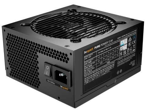 Zasilacz Be quiet! Pure Power 13 M 750W ATX 3.1 80+ GOLD cichy energooszczędny