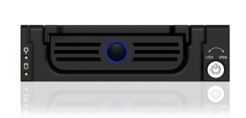 IcyBox IB-138SK-B-II Kieszeń 3,5'' SATA Aluminiowa z wentylatorem