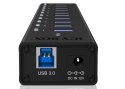 Hub IcyBox IB-AC6110 10-portowy aktywny USB 3.0 z ładowaniem 2.4A
