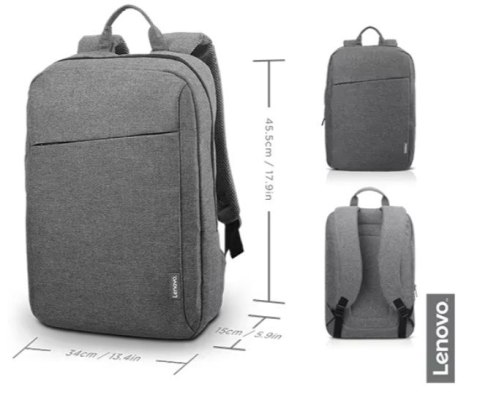 Plecak Lenovo B210 szary 15 6 cala casual odporny na wodę