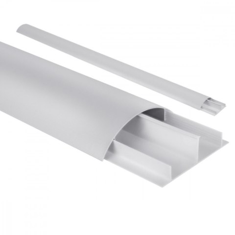 Listwa maskująca Maclean MC-814 S 75cm aluminiowa srebrna do kabli