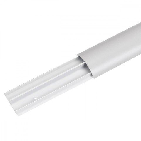 Listwa maskująca Maclean MC-814 S 75cm aluminiowa srebrna do kabli