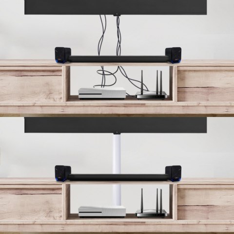 Listwa maskująca Maclean MC-814 W aluminiowa biała 75 cm