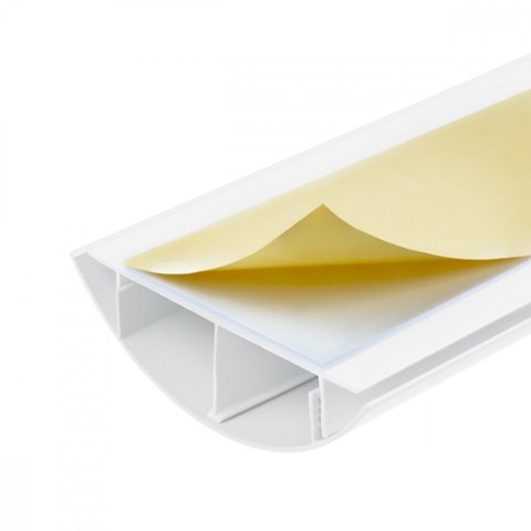 Listwa maskująca Maclean MC-814 W aluminiowa biała 75 cm