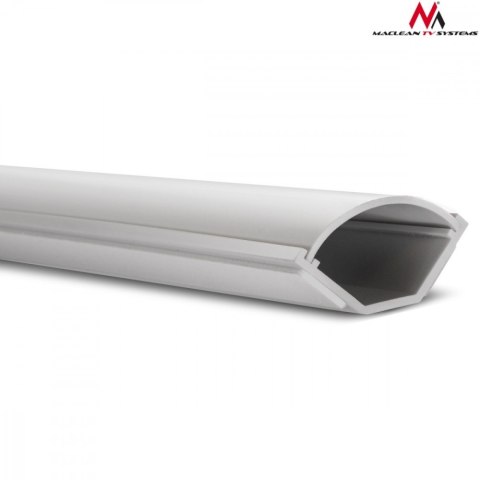 Listwa maskująca Maclean MCTV-575 1.5m biała do kabli z taśmą