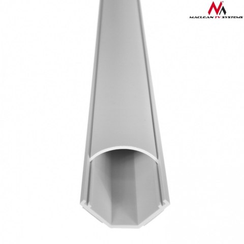 Listwa maskująca Maclean MCTV-575 1.5m biała do kabli z taśmą