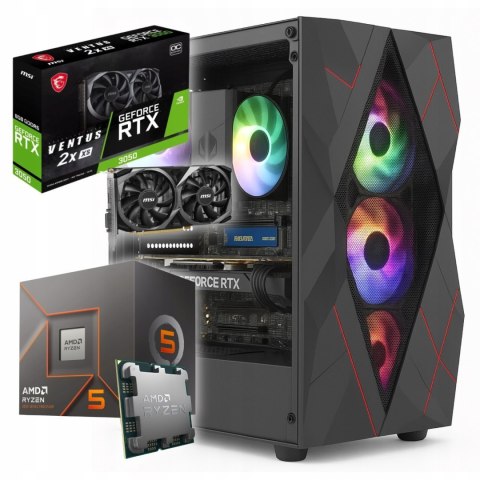 BSG Striker V17 AMD Ryzen 5 NVIDIA GeForce RTX 3050 32GB DDR5 2000GB SSD Windows 11 Pro