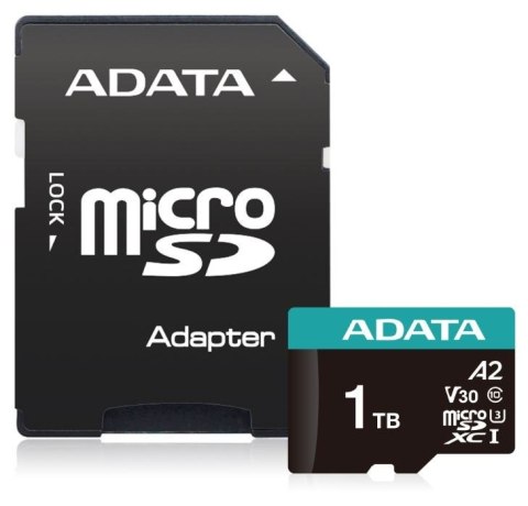 Karta pamięci Adata Micro SD PremierPro 1TB UHS-I U3 V30 szybka
