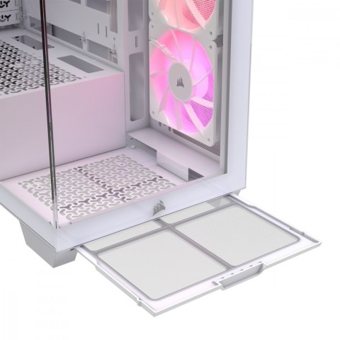 Corsair Obudowa 3500X ICUE LINK RGB TG Mid-Tower biała z podswiatleniem