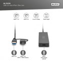 Digitus Hub USB 3.0 SlimLine 4-portowy z adapterem USB-C 5Gbps