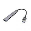 Hub USB I-tec 3.0 1x USB 3.0 3x USB 2.0 kompaktowy metalowy
