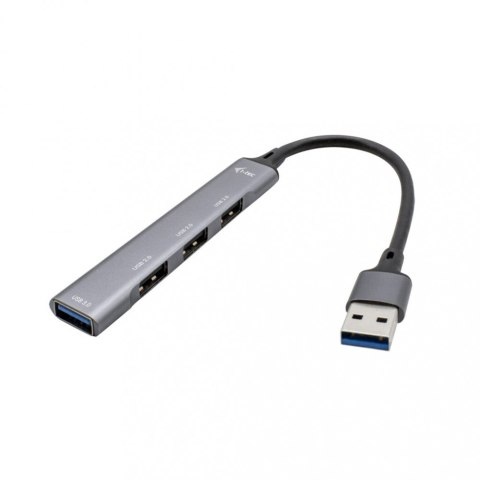 Hub USB I-tec 3.0 1x USB 3.0 3x USB 2.0 kompaktowy metalowy