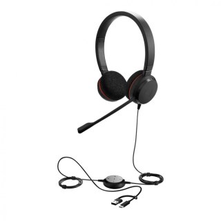 Słuchawki Jabra Evolve 20 USB-A amp C UC Stereo profesjonalne zestaw