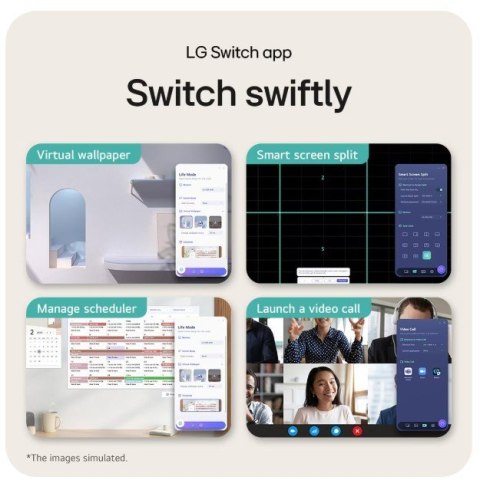 Monitor LG Electronics 24U631A-B QHD 2560x1440 IPS 100 Hz