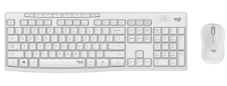 Logitech Klawiatura z myszką MK295 Silent Wireless Combo biały nowoczesny zestaw