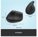 Logitech Mysz Lift grafitowa ergonomiczna pionowa dla leworęcznych