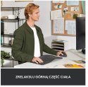 Logitech Mysz Lift grafitowa ergonomiczna pionowa dla leworęcznych