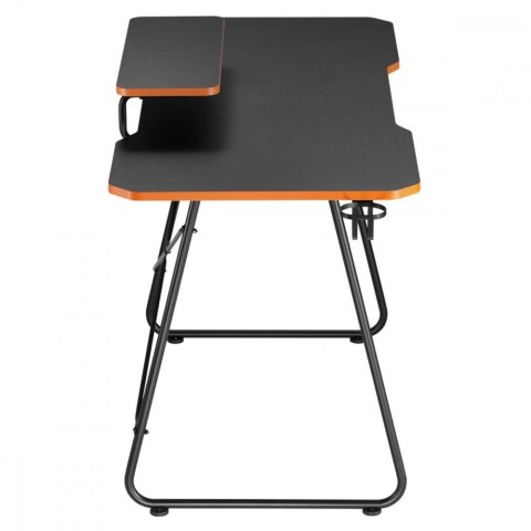 Biurko gamingowe Maclean RS170 z półką na monitor ergonomiczne czarne