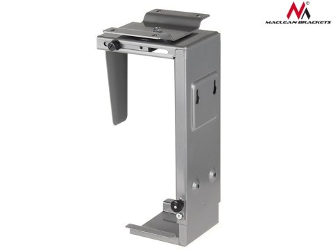 Uchwyt do komputera Maclean MC-713 S srebrny biurkowy stabilny