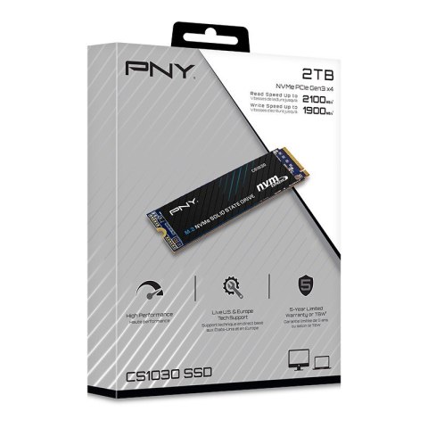 Dysk SSD PNY 2TB M.2 2280 PCIe CS1030 szybki wydajny