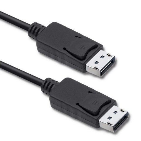 Kabel DisplayPort 1.2 2m Qoltec 4K wydajny do gier i multimediów