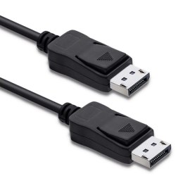 Kabel Qoltec DisplayPort 1.4 męski 2m 8K HDR wydajny do gier i multimediów