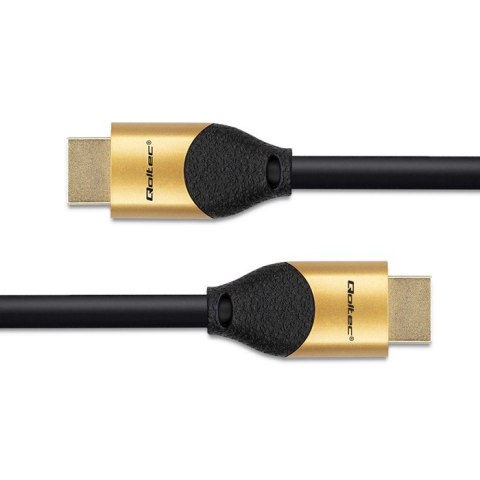 Qoltec Kabel HDMI 2.1 8K Ultra High Speed 60Hz 2m pozłacany