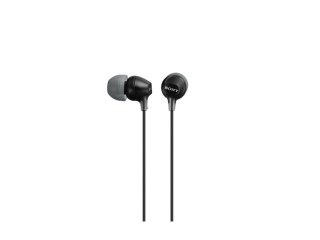 Słuchawki Sony EX 9mm MDR-EX15LP czarne douszne z neodymowymi przetwornikami