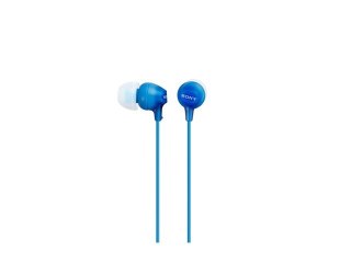 Słuchawki Sony EX Serie 9mm MDR-EX15LP niebieskie wygodne douszne