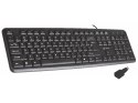 Klawiatura Tracer Maverick Black USB przewodowa ergonomiczna