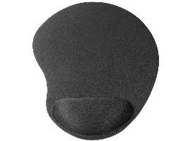 Podkładka pod mysz Tracer Flex ergonomiczna z poduszką pod nadgarstek czarna