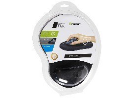 Podkładka pod mysz Tracer Flex ergonomiczna z poduszką pod nadgarstek czarna