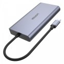 Unitek HUB USB-C 2x USB 3.1 HDMI 2.0 DP 1.4 RJ45 SD Power Delivery 100W