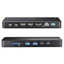 Unitek Stacja dokująca 13w1 USB-C HDMI 2.1 z szybkim ładowaniem PD 100W