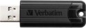 Pendrive Verbatim PinStripe USB 3.0 128GB czarny szybki