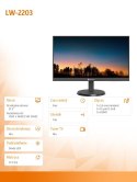Monitor AG NEOVO LW-2203 21,5'' Full HD 100Hz IPS HDMI VGA