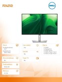 Monitor Dell P2425D 23.8 IPS QHD 2560x1440 z portami USB-C