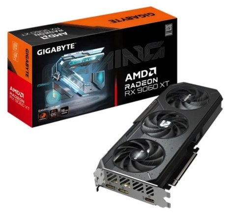 Karta graficzna Gigabyte Radeon RX 9060 XT GAMING OC 16G z RGB