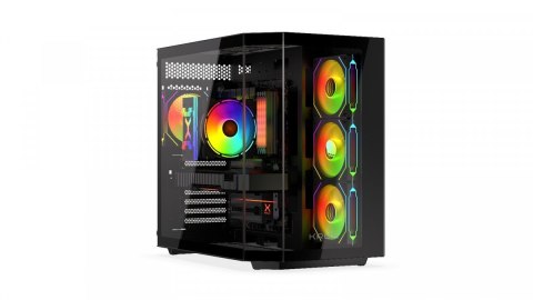 Krux Empero obudowa Midi Tower z podświetleniem ARGB i szkłem hartowanym