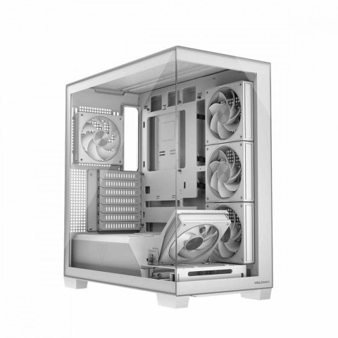 Obudowa MODECOM Volcano Stellar 5F ARGB Biała Midi Tower z wentylatorami