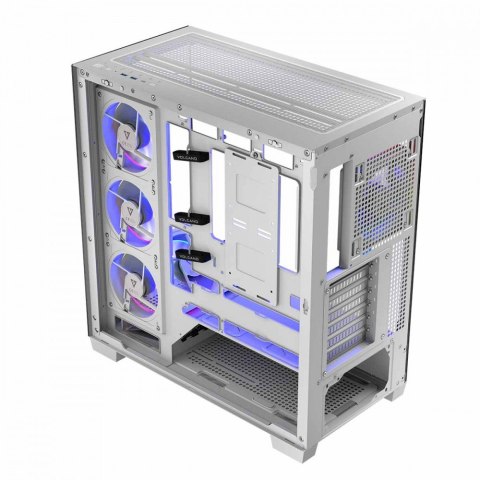 Obudowa MODECOM Volcano Stellar 5F ARGB Biała Midi Tower z wentylatorami