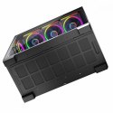 Obudowa PC MODECOM Volcano Stellar 8F ARGB czarna Midi Tower z wentylatorami