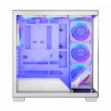 Obudowa PC MODECOM Volcano Stellar 8F ARGB biała stylowa Midi Tower z szybą