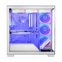 Obudowa PC MODECOM Volcano Stellar 8F ARGB biała stylowa Midi Tower z szybą
