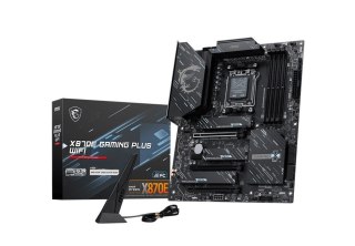 MSI Płyta główna X870E GAMING PLUS WIFI AM5 4DDR5 ATX wydajna do gier