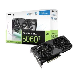 Karta graficzna PNY GeForce RTX 5060 Ti 16GB OC DDR7 z aktywnym chłodzeniem